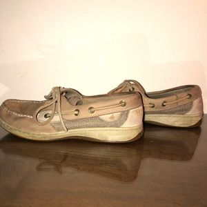 Sperry Topsiders “Bluefish 2 Eye Linen/Oat”